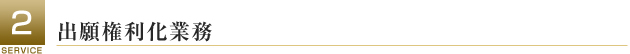 出願権利化業務